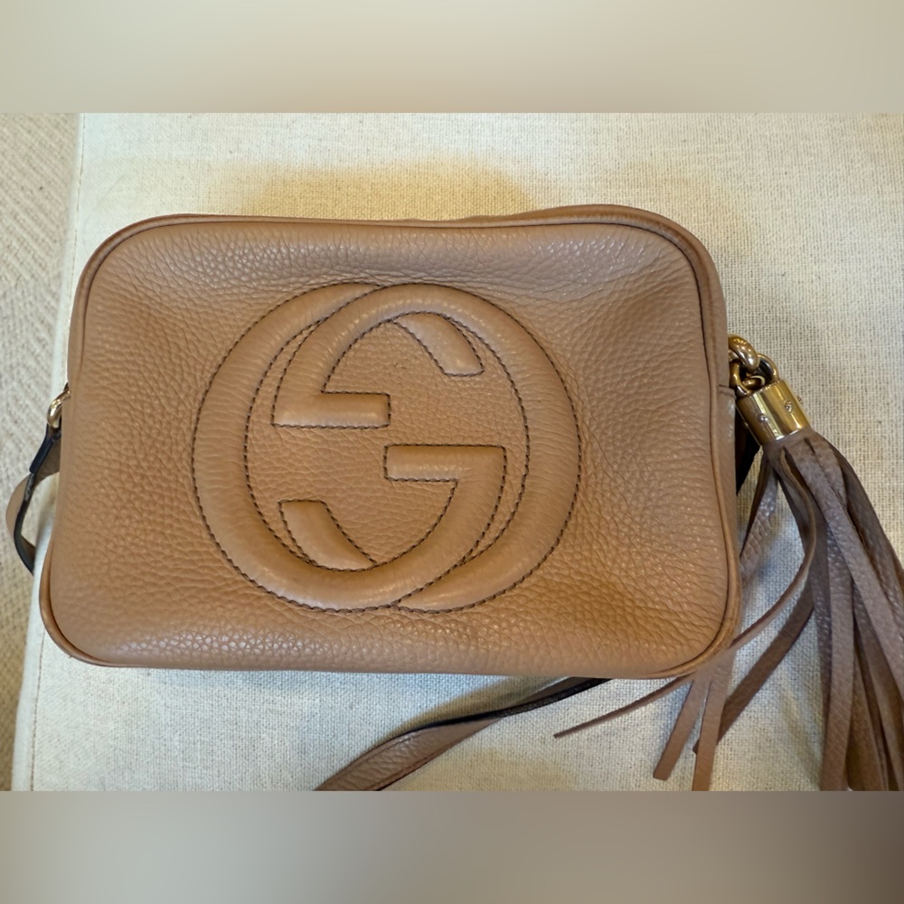 Pebbled Calfskin Small Soho Disco Bag